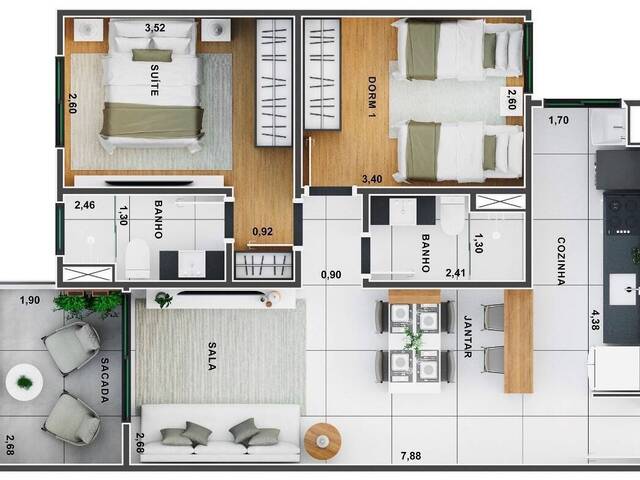 Apartamento para Venda em Taubaté - 5