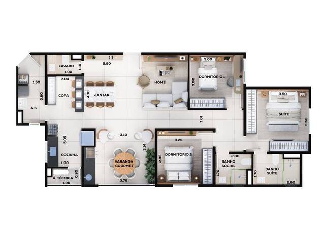 Apartamento para Venda em Taubaté - 4