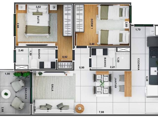 Apartamento para Venda em Taubaté - 5